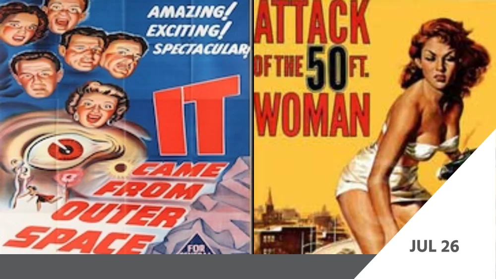 Double Feature Datecard